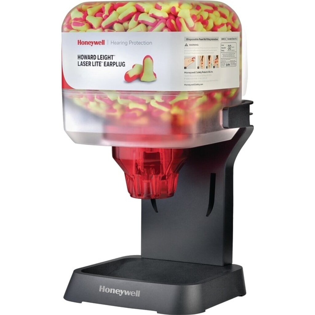 Produktabbildung: HONEYWELL HOWARD LEIGHT Gehörschutzspender HL400-AM, antimikrobiell mit 400 Paar Laser Lite