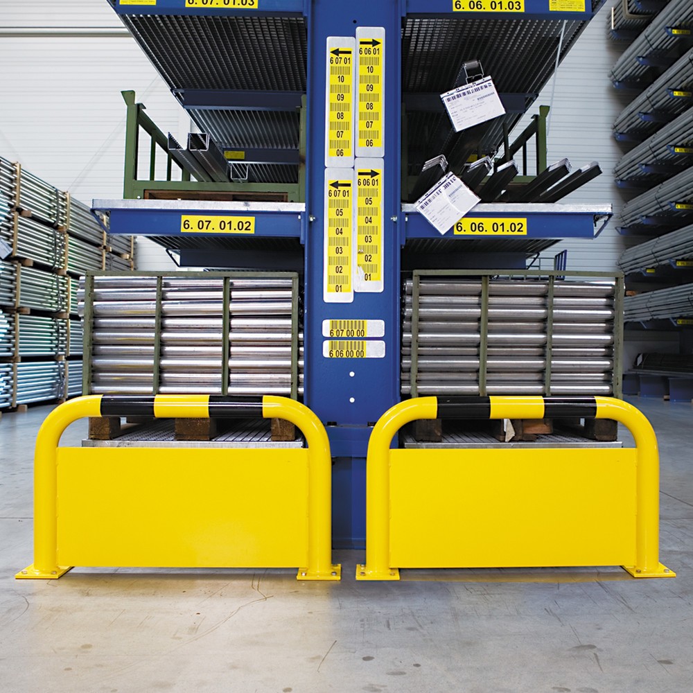 Product image: Hoop guard with underride barrier, HxW 600 x 1,000 mm