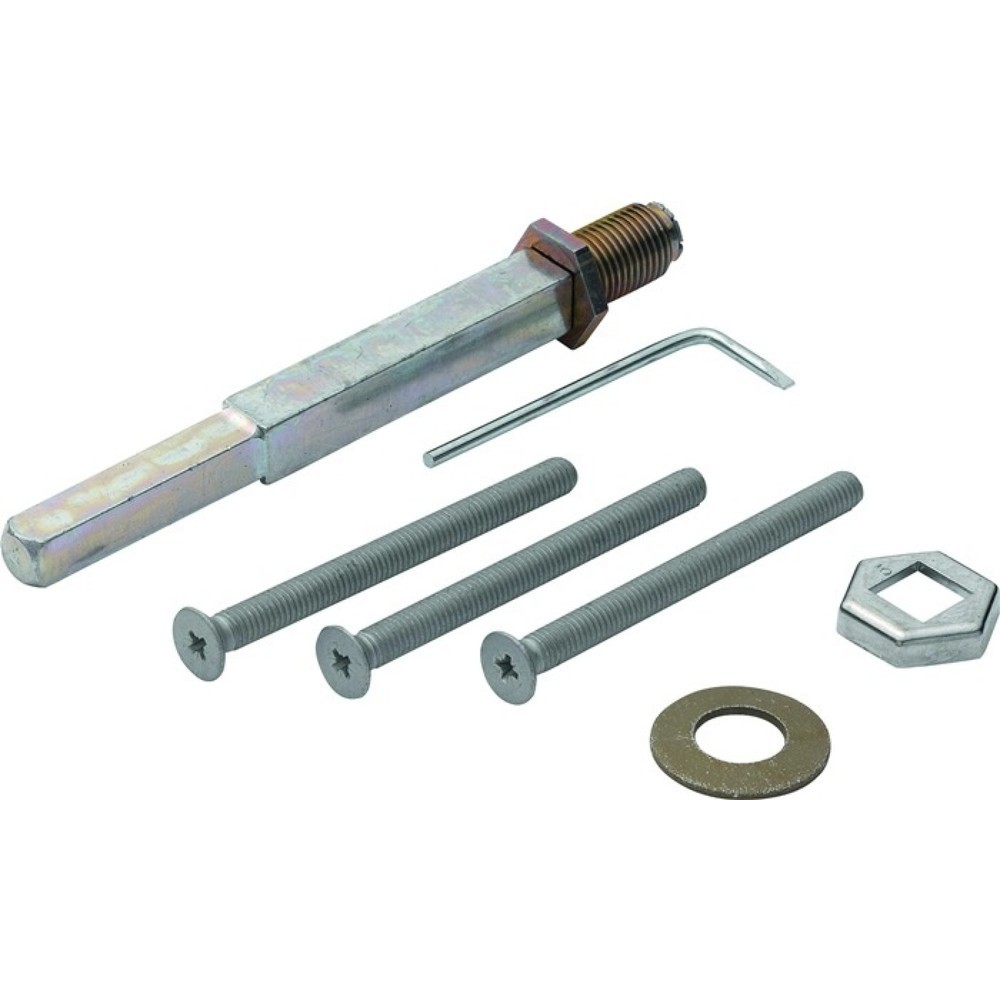 Produktabbildung: HOPPE Befestigungsset K/G Schnellstift 2210/3310, 77-82 mm, Wechselschutzgarnituren 10/8 x 120 mm
