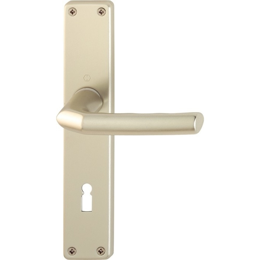 Produktabbildung: HOPPE Langschildgarnitur Birmingham 1117/202SP, OB 72 mm, Aluminium F2, DIN links / rechts