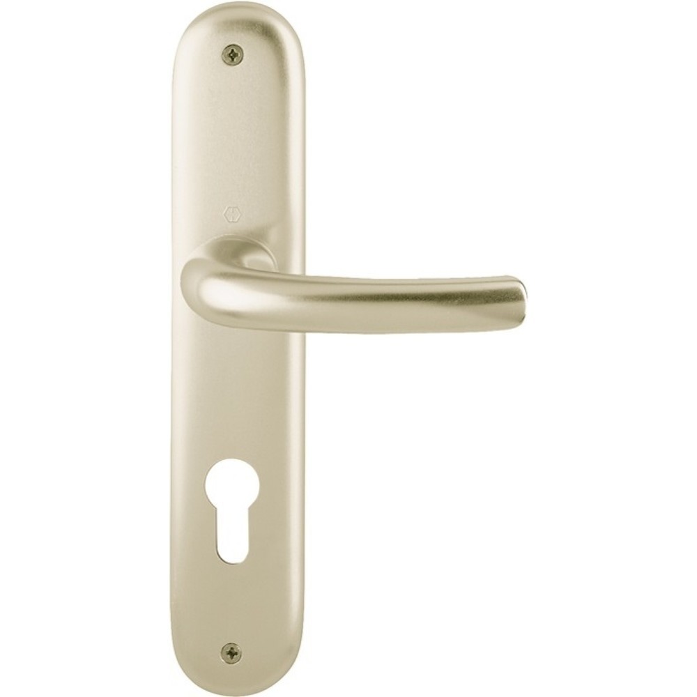 Produktabbildung: HOPPE Langschildgarnitur Tôkyô 1710/273P, PZ 72 mm, Aluminium F2, DIN links / rechts