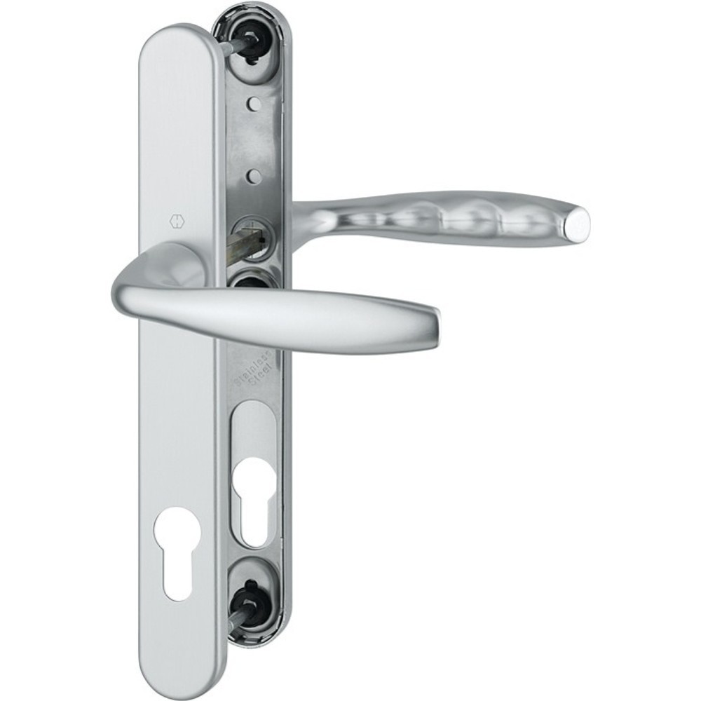 Produktabbildung: HOPPE Profil-Garnitur New York 1810/3346, PZ, Aluminium F1, für Türstärke 57-62 mm