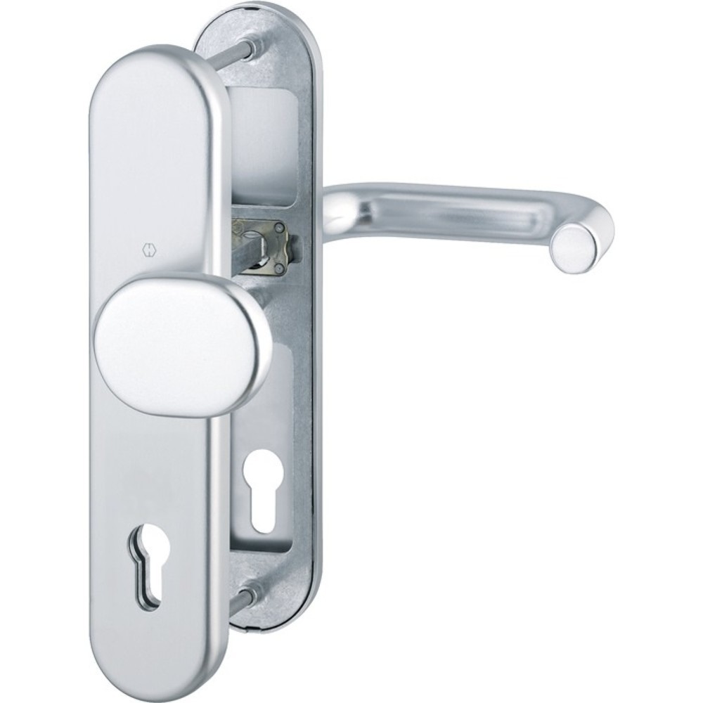 Produktabbildung: HOPPE Schutzgarnitur Paris 86G/3331/3310/138, 92 mm, Aluminium F1, 67-72 mm