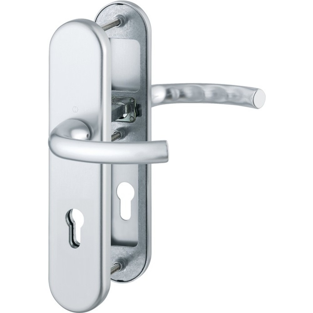 Produktabbildung: HOPPE Schutzgarnitur Tôkyô 1710/3331/3410, 72 mm, Aluminium F1, 41-46 mm