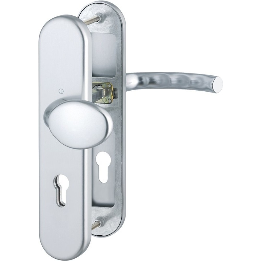 Produktabbildung: HOPPE Schutzgarnitur Tôkyô 76G/3331/3410/1710, 72 mm, Aluminium F1, 41-46 mm