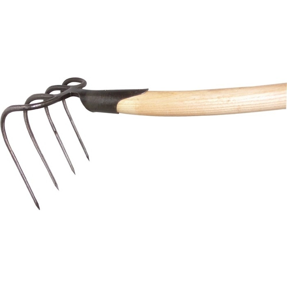 Illustration du produit: Croc à bêcher longueur des dents 210 mm avec douille à ressort, avec manche poid