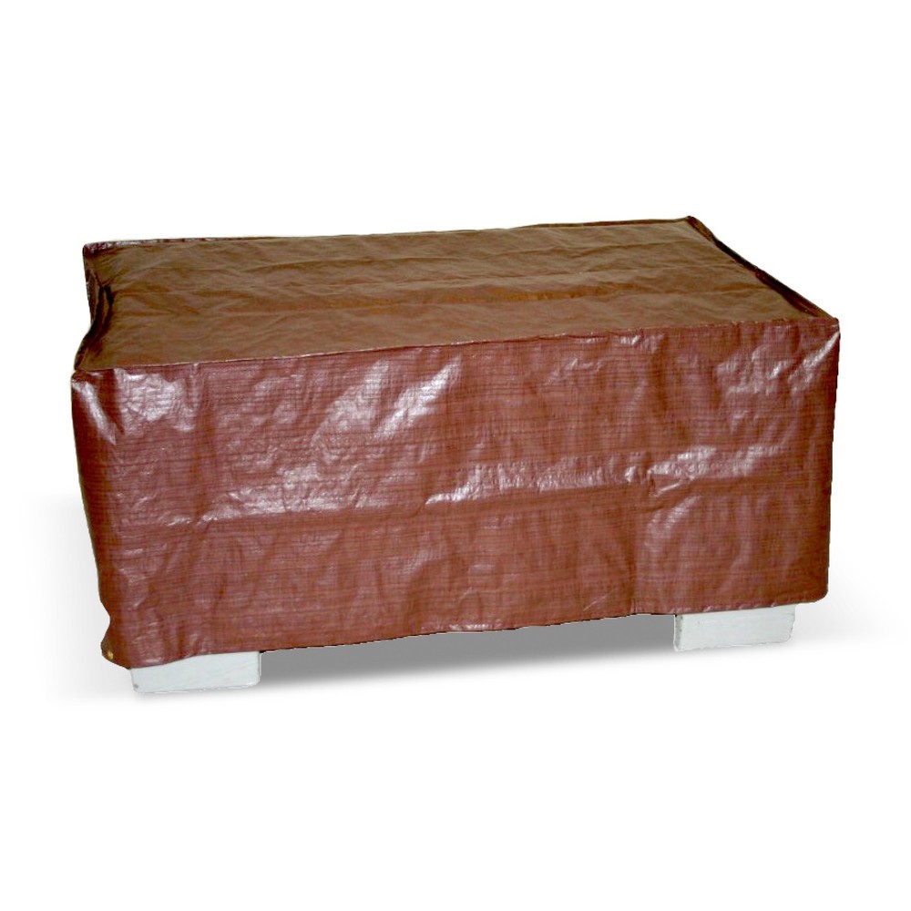 Illustration du produit: Housse de protection avec bordure et œillets, H x l x P 500 x 1 250 x 850 mm, marron