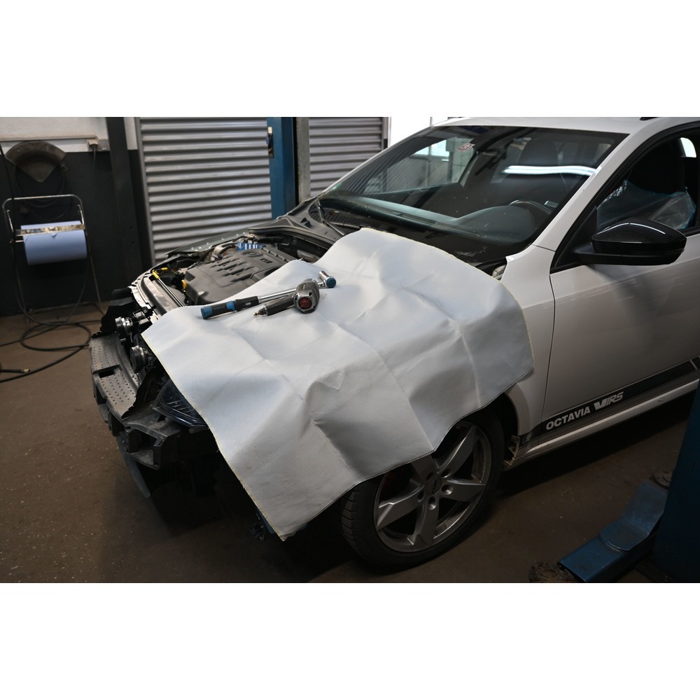 N° de l'image du produit 5 : Bâche de protection thermique / contre les éclaboussures recouverte d’aluminium, 1 m x 1 m