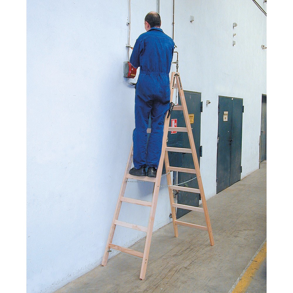 Productafbeelding nr. 6: Houten sportenladder KRAUSE®, 2-zijdig begaanbaar, standhoogte 0,50 m