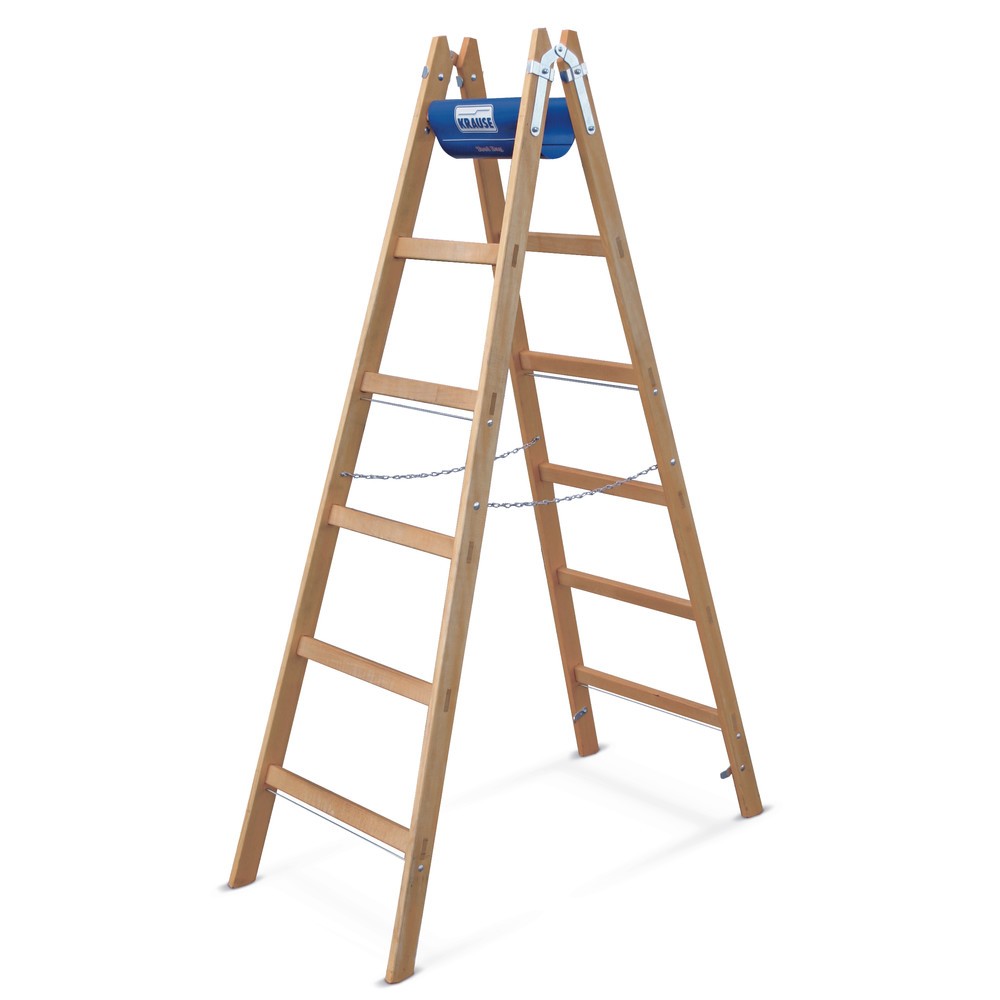 Productafbeelding nr. 4: Houten sportenladder KRAUSE®, 2-zijdig begaanbaar, standhoogte 0,50 m
