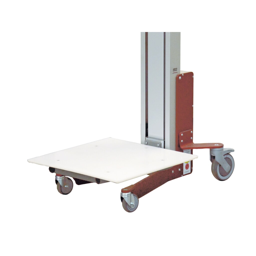 HOVMAND Hebelift mit Kunststoff-Plattform, Hubbereich 140-1.351 mm, TK 70 kg Produktabbildung Nr. 3: HOVMAND Hebelift mit Kunststoff-Plattform, Hubbereich 140-1.351 mm, TK 70 kg