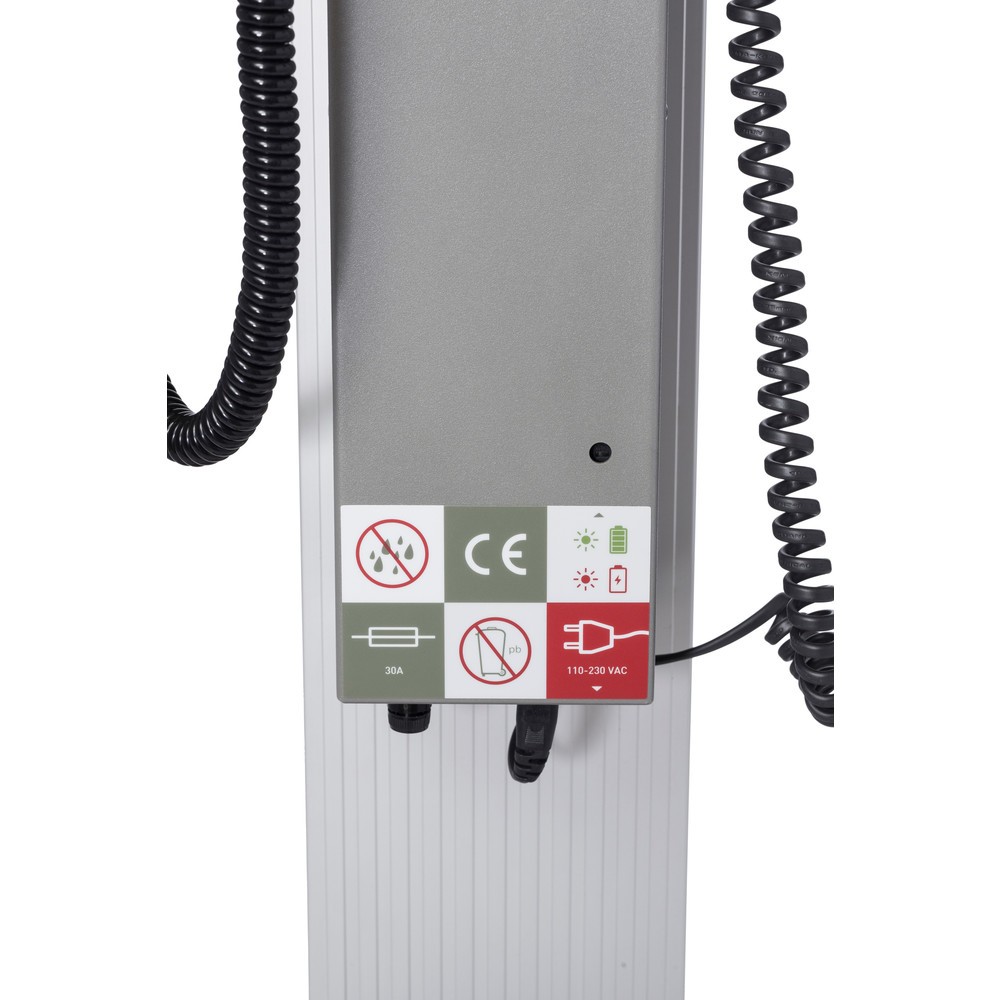 Produktabbildung Nr. 3: HOVMAND Hebelift mit Rollenmanipulator für Rollen bis 40 kg, Hubhöhe 1.242 mm, TK 130 kg