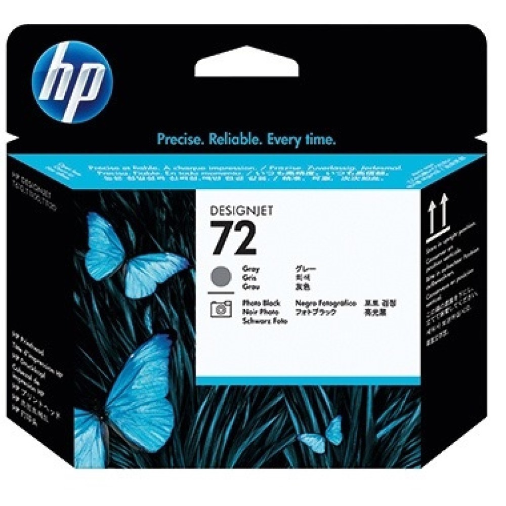 Produktabbildung: HP Druckkopf C9380A Nr.72 fotoschwarz/grau