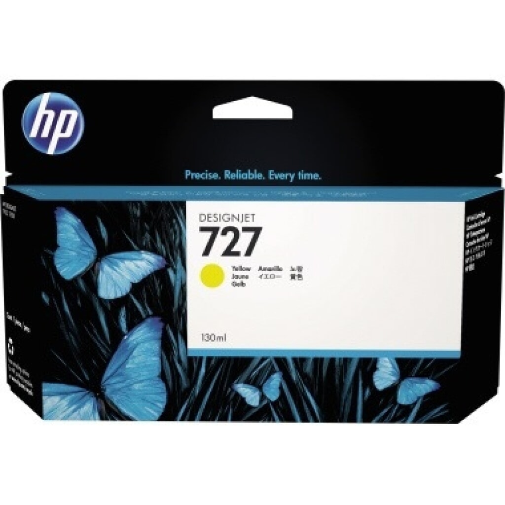 Produktabbildung: HP Tintenpatrone B3P21A 727 130ml gelb