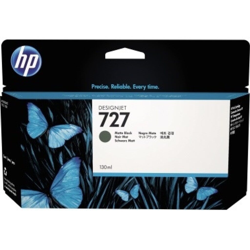 HP Tintenpatrone B3P22A 727 130ml schwarz Produktabbildung: HP Tintenpatrone B3P22A 727 130ml schwarz