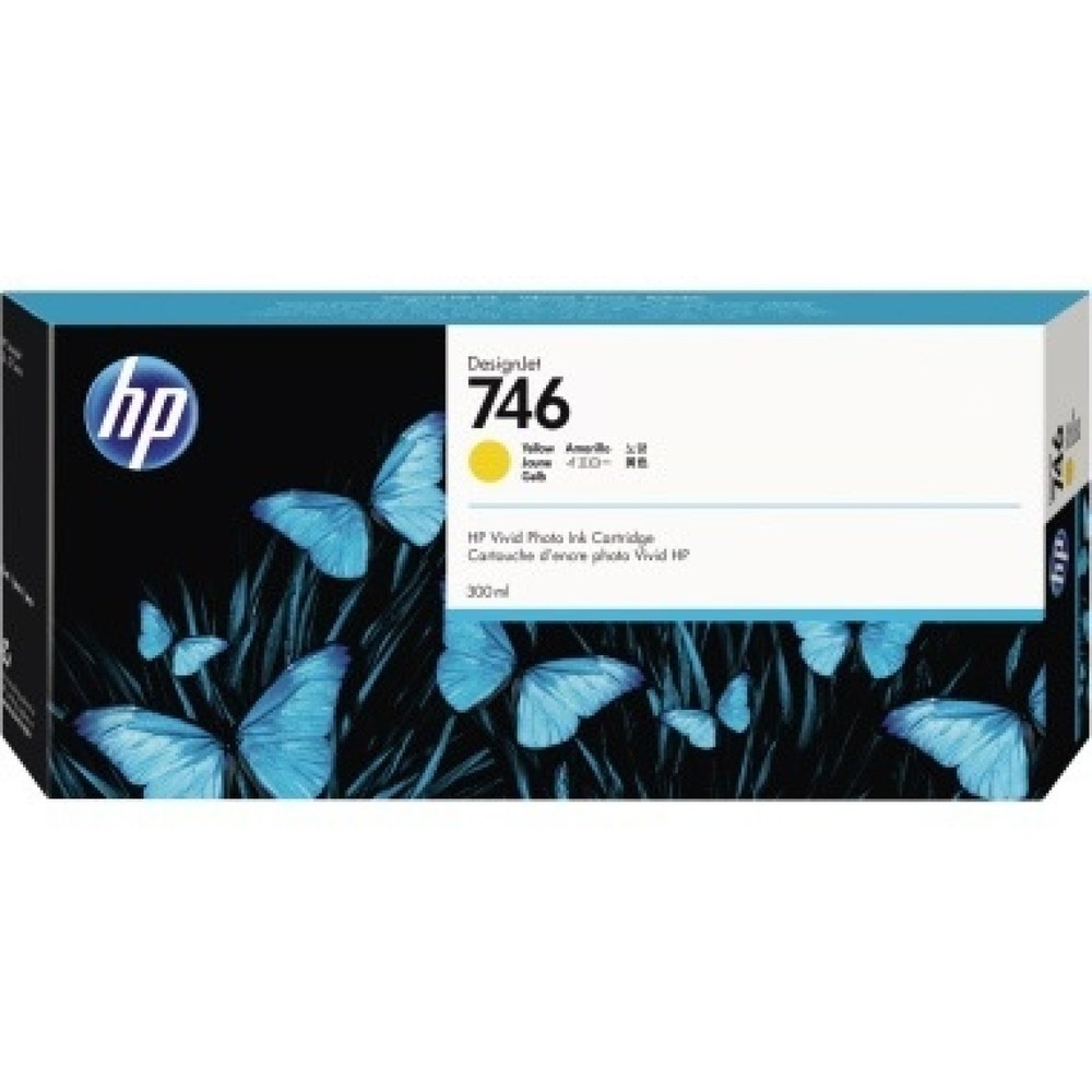 Produktabbildung: HP Tintenpatrone P2V79A Nr.746 300ml gelb