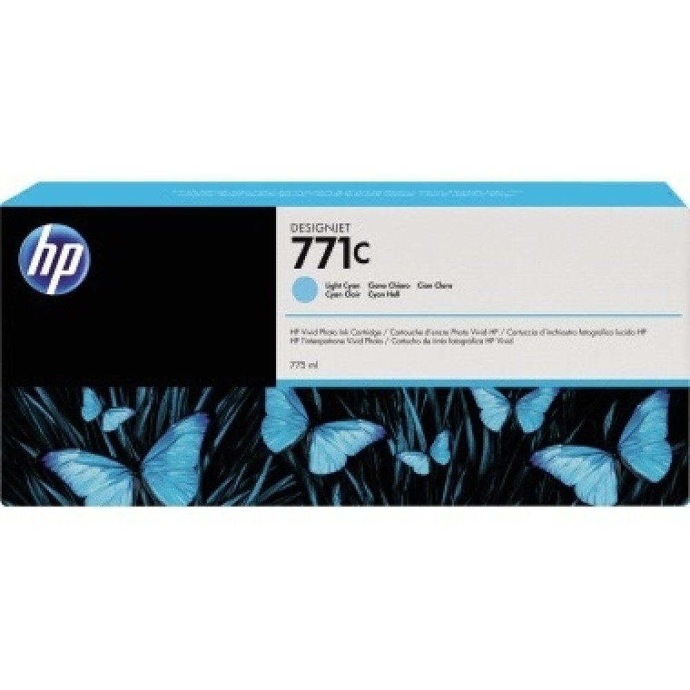 Produktabbildung: HP Tintenpatrone B6Y12A 771C 775ml fotocyan