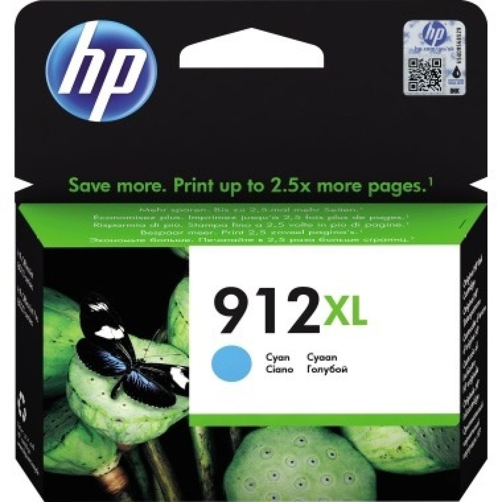 Produktabbildung: HP Tintenpatrone 3YL81AE 912XL 825Seiten cyan