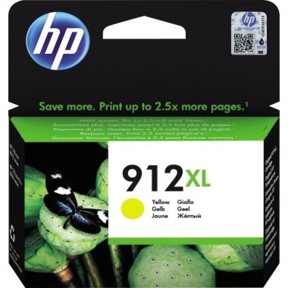 Produktabbildung: HP Tintenpatrone 3YL83AE 912XL 825Seiten gelb