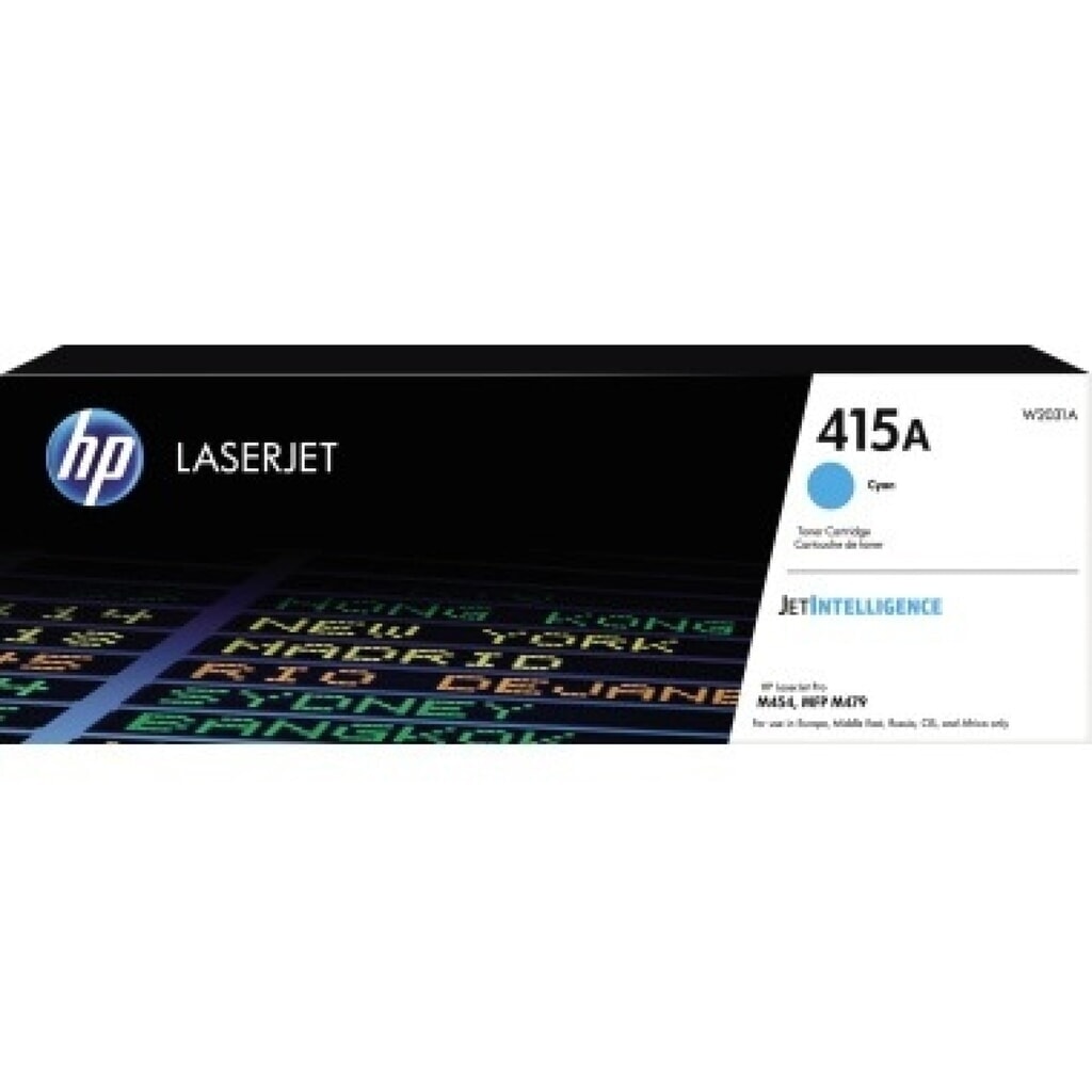 HP Toner W2031A 415A 2.100Seiten cyan Produktabbildung: HP Toner W2031A 415A 2.100Seiten cyan