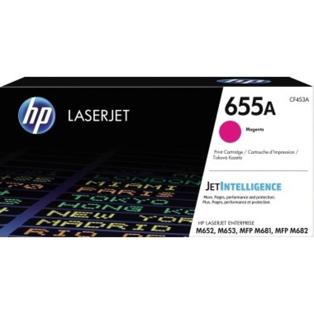 HP Toner CF453A 655A 10.500Seiten magenta Produktabbildung: HP Toner CF453A 655A 10.500Seiten magenta