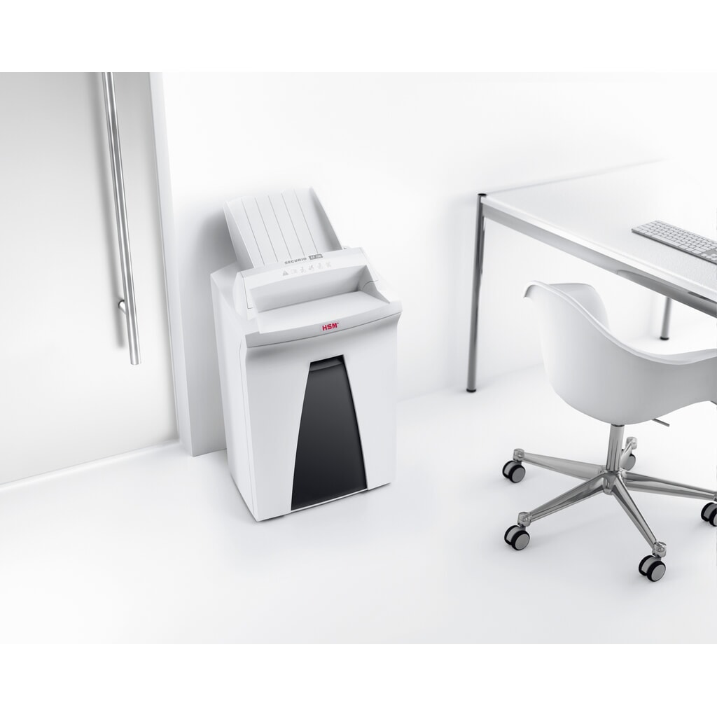 HSM® Aktenvernichter SECURIO AF150, automatischer Papiereinzug, Partikelschnitt 4,5 x 30 mm Produktabbildung Nr. 3: HSM® Aktenvernichter SECURIO AF150, automatischer Papiereinzug, Partikelschnitt 4,5 x 30 mm