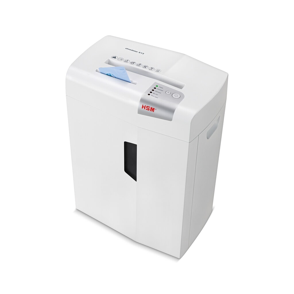 Produktabbildung: HSM® Aktenvernichter shredstar X10, Partikelschnitt 4,5 x 30 mm