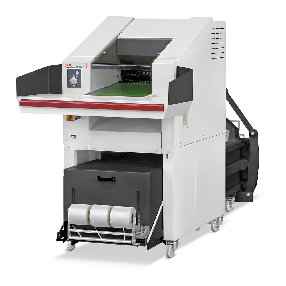 Product afbeelding: HSM® shredder-pers-combinatieapparaat Powerline SP 5088, deeltjesgrootte 10,5 x 40-76 mm