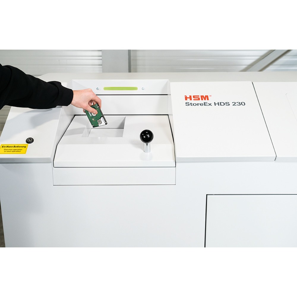 Immagine del prodotto n. 6: HSM® distruttore supporti dati-pressa StoreEx HDS 230, monostadio, taglio particelle 20 x 40-50 mm