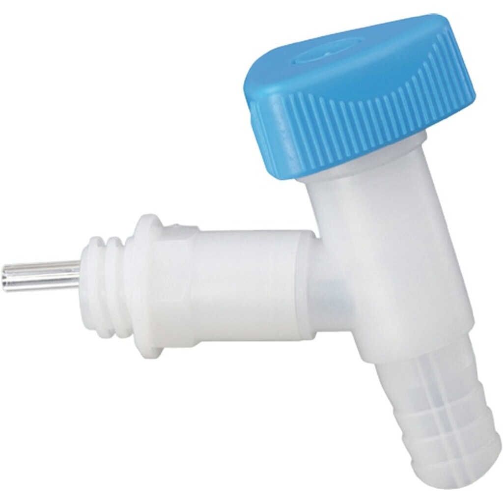 HÜNERSDORFF Auslaufhahn HD-PE 19mm Breitgewinde D 22mm lebensmittelbeständig Produktabbildung: HÜNERSDORFF Auslaufhahn HD-PE 19mm Breitgewinde D 22mm lebensmittelbeständig