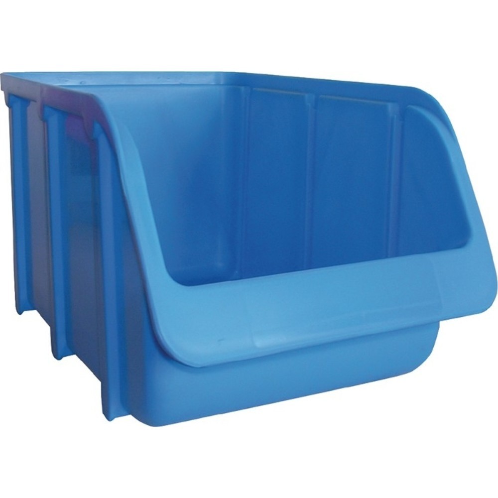 Produktabbildung Nr. 1: HÜNERSDORFF Sichtlagerkasten, PP blau, L242/203xB146xH127mm, stapelbar