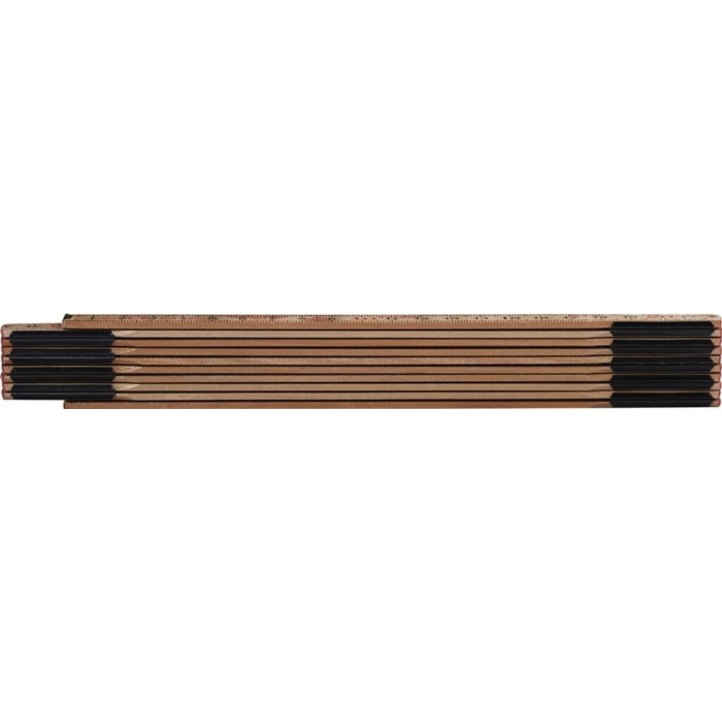 HULTAFORS Gliedermaßstab 59-2-10, mm/cm EG III, Länge 2 m Breite 15 mm, Glasbirke natur Produktabbildung: HULTAFORS Gliedermaßstab 59-2-10, mm/cm EG III, Länge 2 m Breite 15 mm, Glasbirke natur