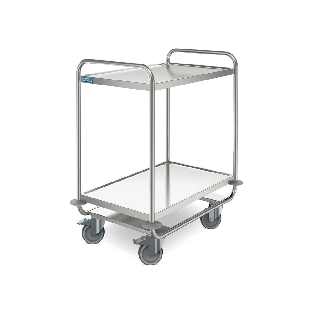HUPFER® Schwerer Servierwagen aus Edelstahl