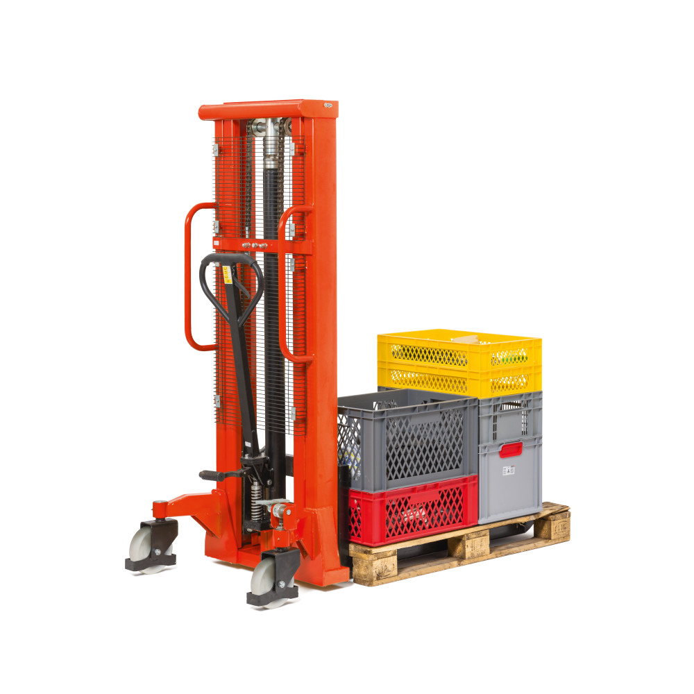 Číslo obrázku produktu 5: Hydraulický vysokozdvižný vozík BASIC PSM 1.0 s dvojitým teleskopickým zdvihovým zařízením, výška zdvihu 2 500 mm, nosnost 1 000 kg