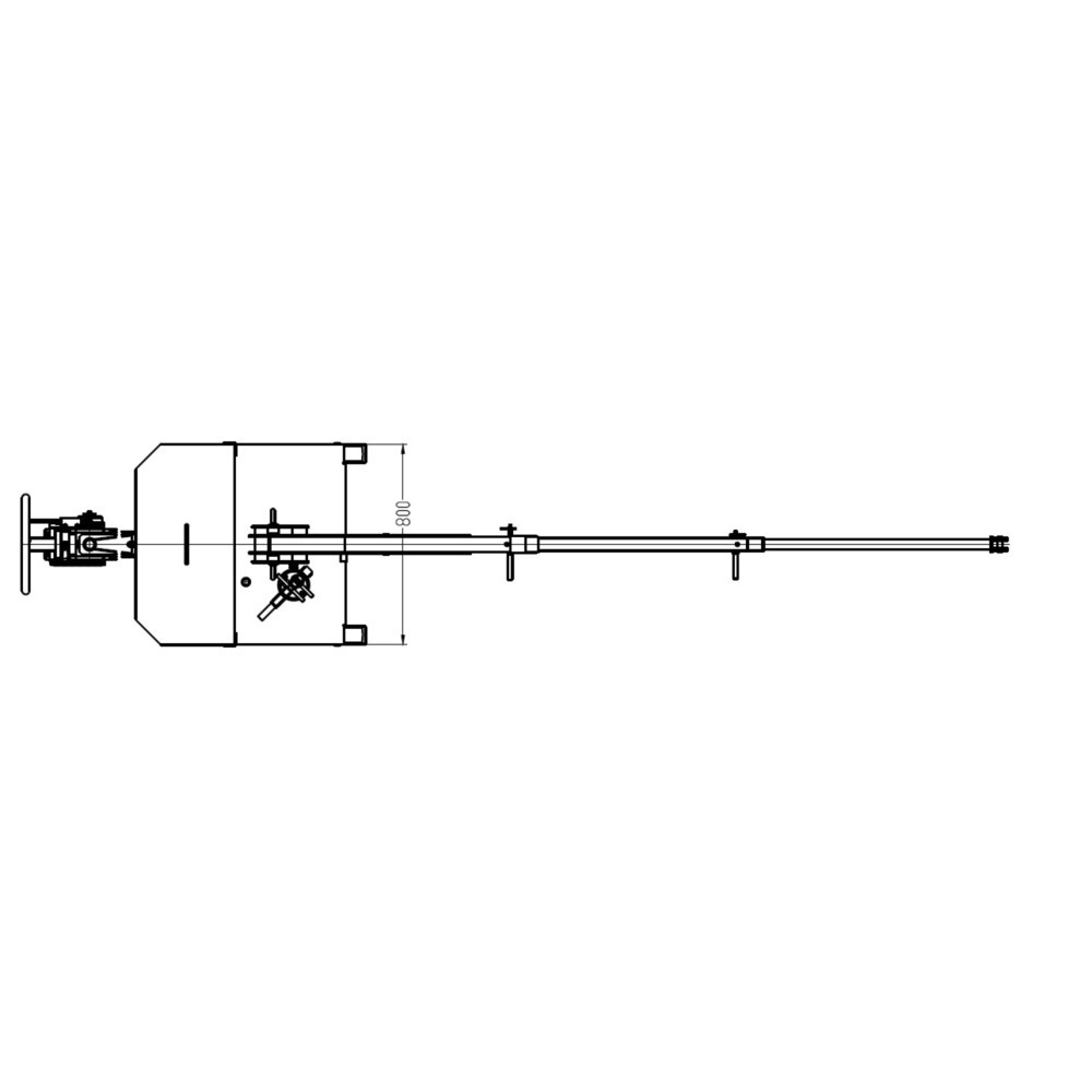 Produktabbildung Nr. 3: HydroBull® Gegengewichtskran bis 3.750 mm Hubhöhe, TK 500 kg