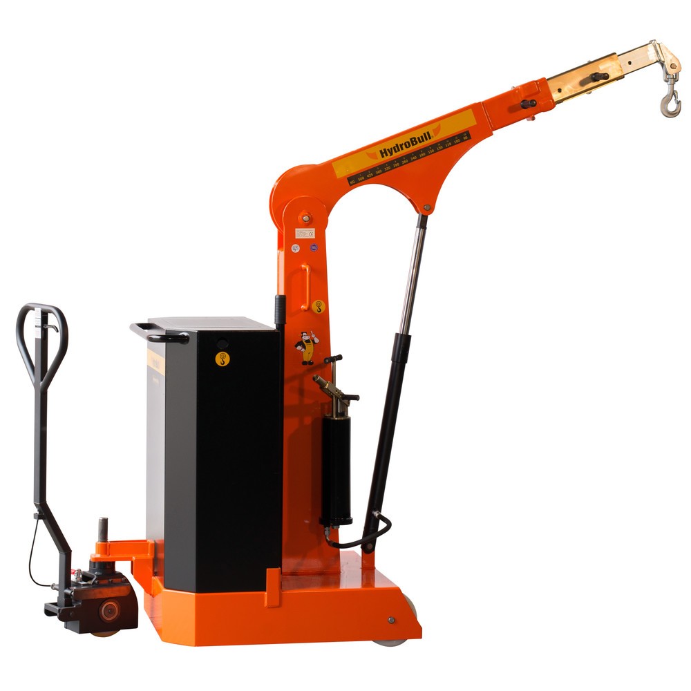 Produktabbildung Nr. 1: HydroBull® Gegengewichtskran bis 3.750 mm Hubhöhe, TK 500 kg, inkl. Füllgewicht