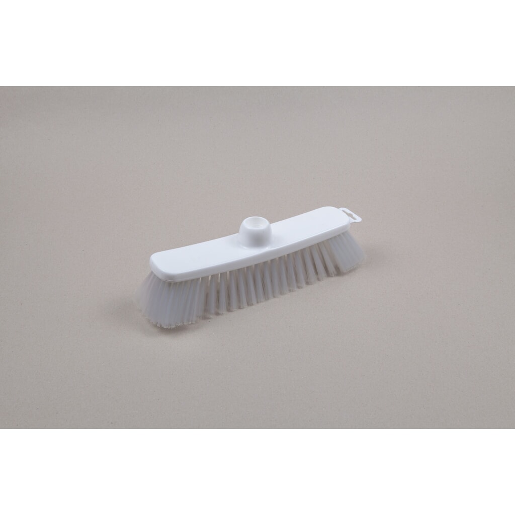 Produktabbildung: Hygiene-Besen, Kunststoff, dt. Gewinde, Polyesterborsten 0.25, weich, 280 mm, transparent