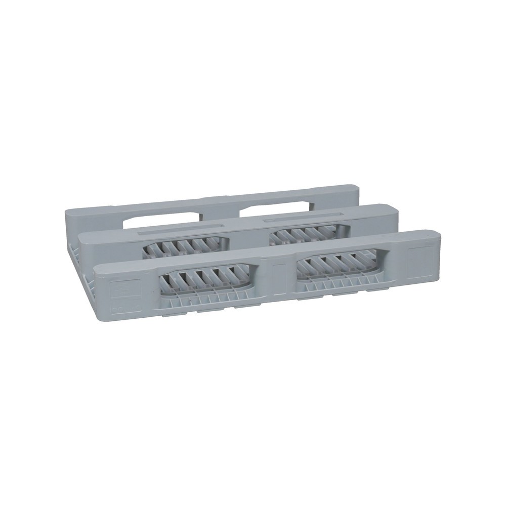 Produktabbildung Nr. 4: Hygiene-Kunststoff-Palette H1, statische Tragkraft 5.000 kg, LxB 1.200 x 800 mm, 3 Kufen, grau