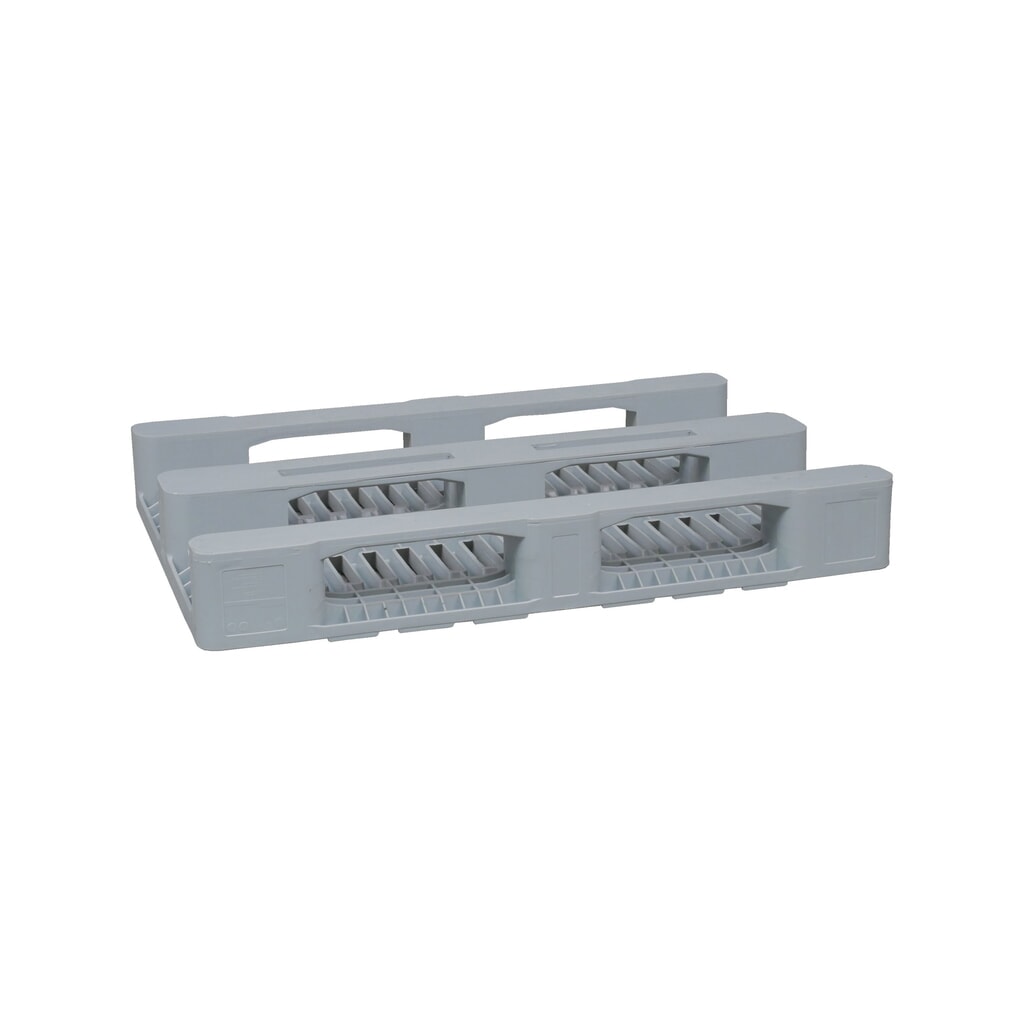 Produktabbildung Nr. 4: Hygiene-Kunststoff-Palette H1, statische Tragkraft 5.000 kg, LxB 1.200 x 800 mm, 3 Kufen, grau