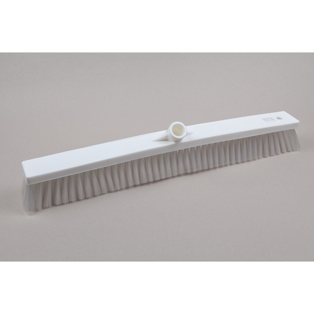 Hygiene-Saalbesen, Kunststoff, dt. Gewinde, Polyesterborsten 0.25, weich, 600 mm, transparent Produktabbildung: Hygiene-Saalbesen, Kunststoff, dt. Gewinde, Polyesterborsten 0.25, weich, 600 mm, transparent