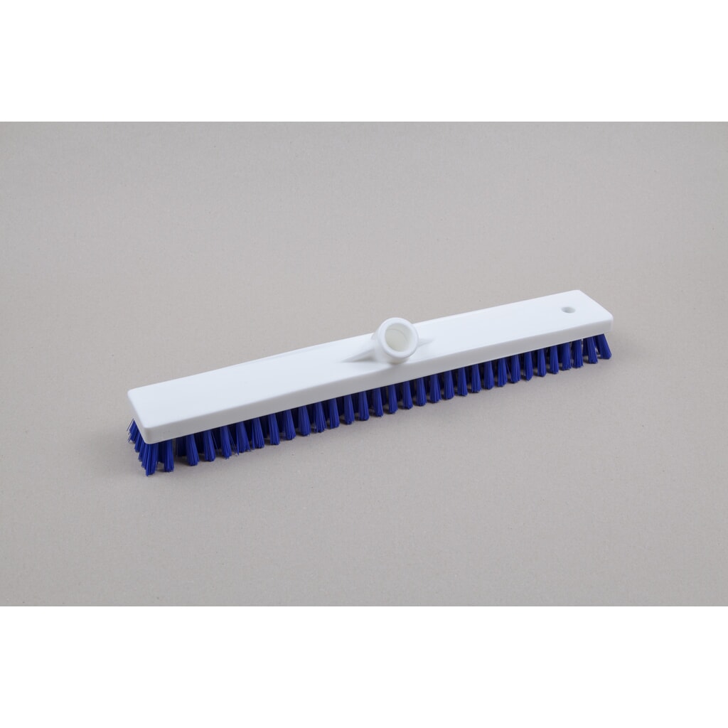 Hygiene-Schrubber/-Wischer, Kunststoff, dt. Gewinde, Polyesterborsten 0.50, hart, 450 mm, blau Produktabbildung: Hygiene-Schrubber/-Wischer, Kunststoff, dt. Gewinde, Polyesterborsten 0.50, hart, 450 mm, blau