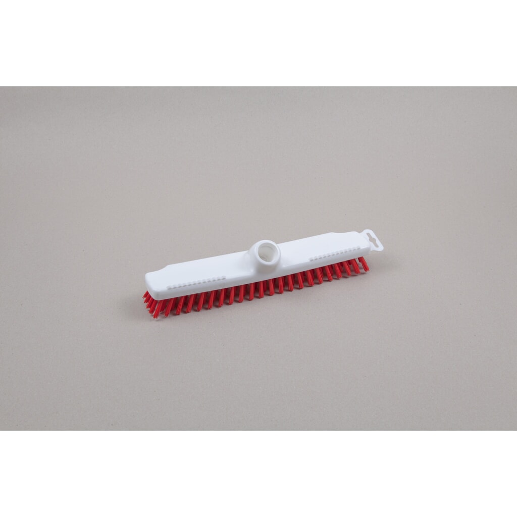 Hygiene-Wischer, Kunststoff, dt. Gewinde, Polyesterborsten 0.50, hart, 280 mm, rot Produktabbildung: Hygiene-Wischer, Kunststoff, dt. Gewinde, Polyesterborsten 0.50, hart, 280 mm, rot