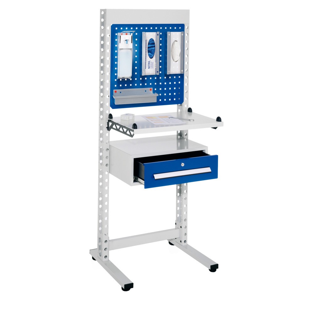 Product afbeelding: Hygiënestation Kappes ErgoPlus®, staande werkplek, met poten, hxbxd 1.770 x 670 x 400 mm, model 1