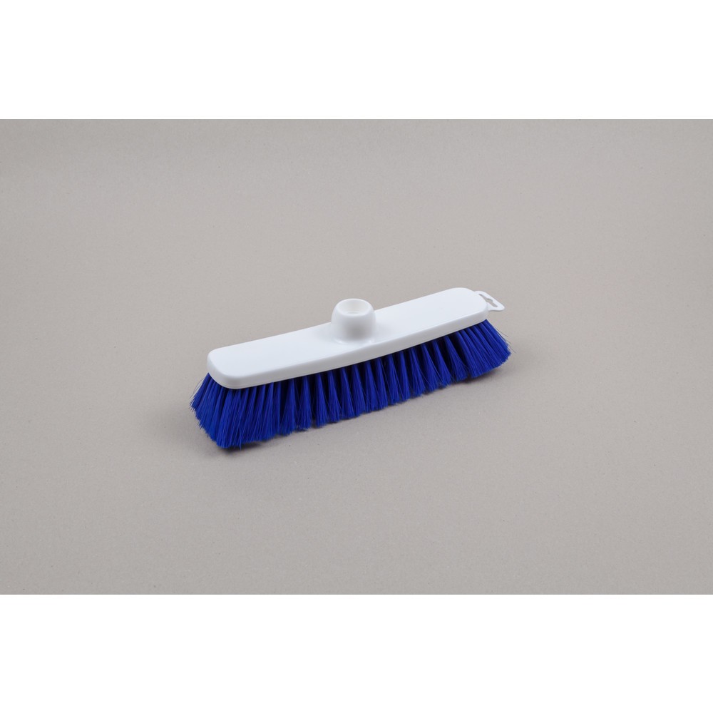 Productafbeelding nr. 1: Hygiënische bezem, kunststof, Duitse draad, polyester borstelharen 0,25, zacht, 280 mm, blauw