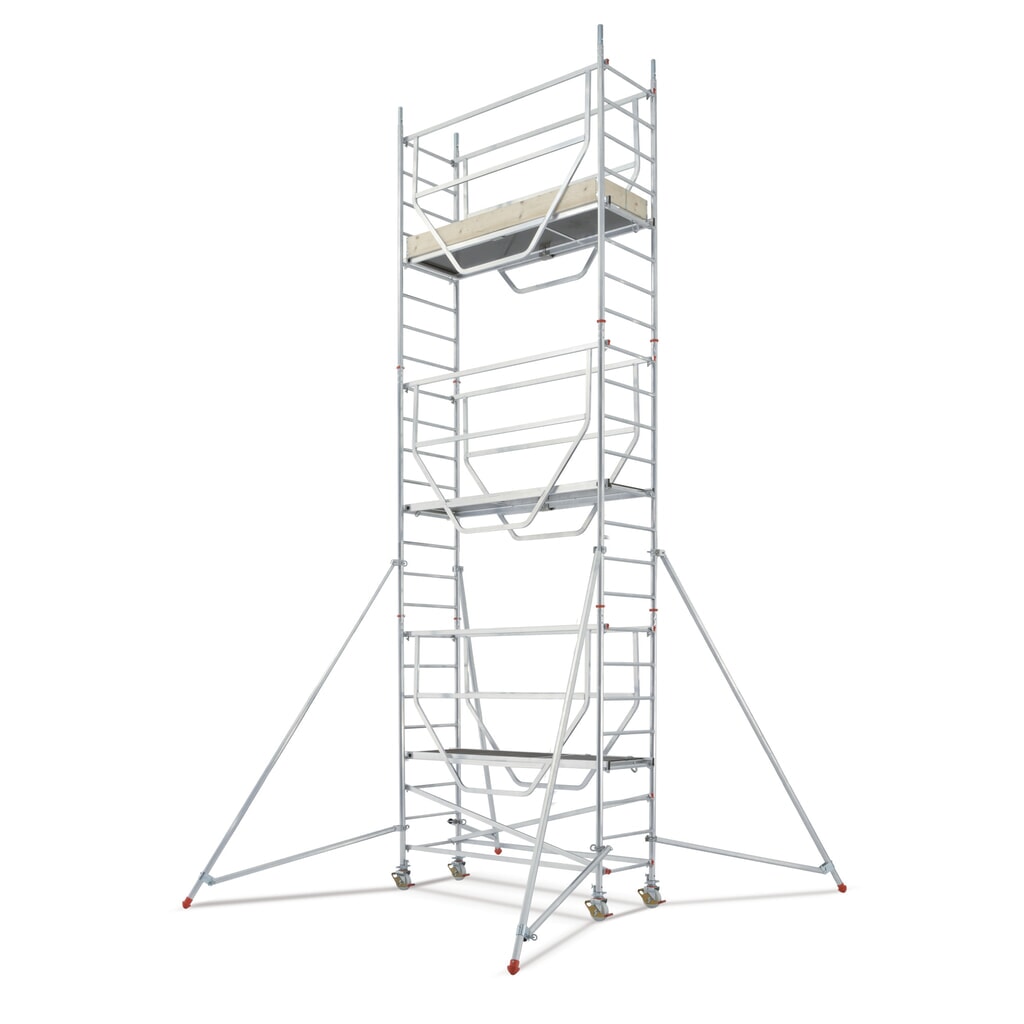 HYMER Fahrgerüst ADVANCED SAFE-T, Aufbaukombination, Grundmodul 1 + Aufbaumodul 2 Produktabbildung: HYMER Fahrgerüst ADVANCED SAFE-T, Aufbaukombination, Grundmodul 1 + Aufbaumodul 2
