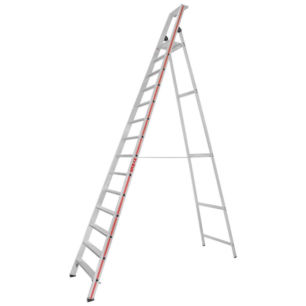 HYMER Industrie-Stufenleiter, 1-seitig, Standhöhe 3,25 m Produktabbildung Nr. 1: HYMER Industrie-Stufenleiter, 1-seitig, Standhöhe 3,25 m