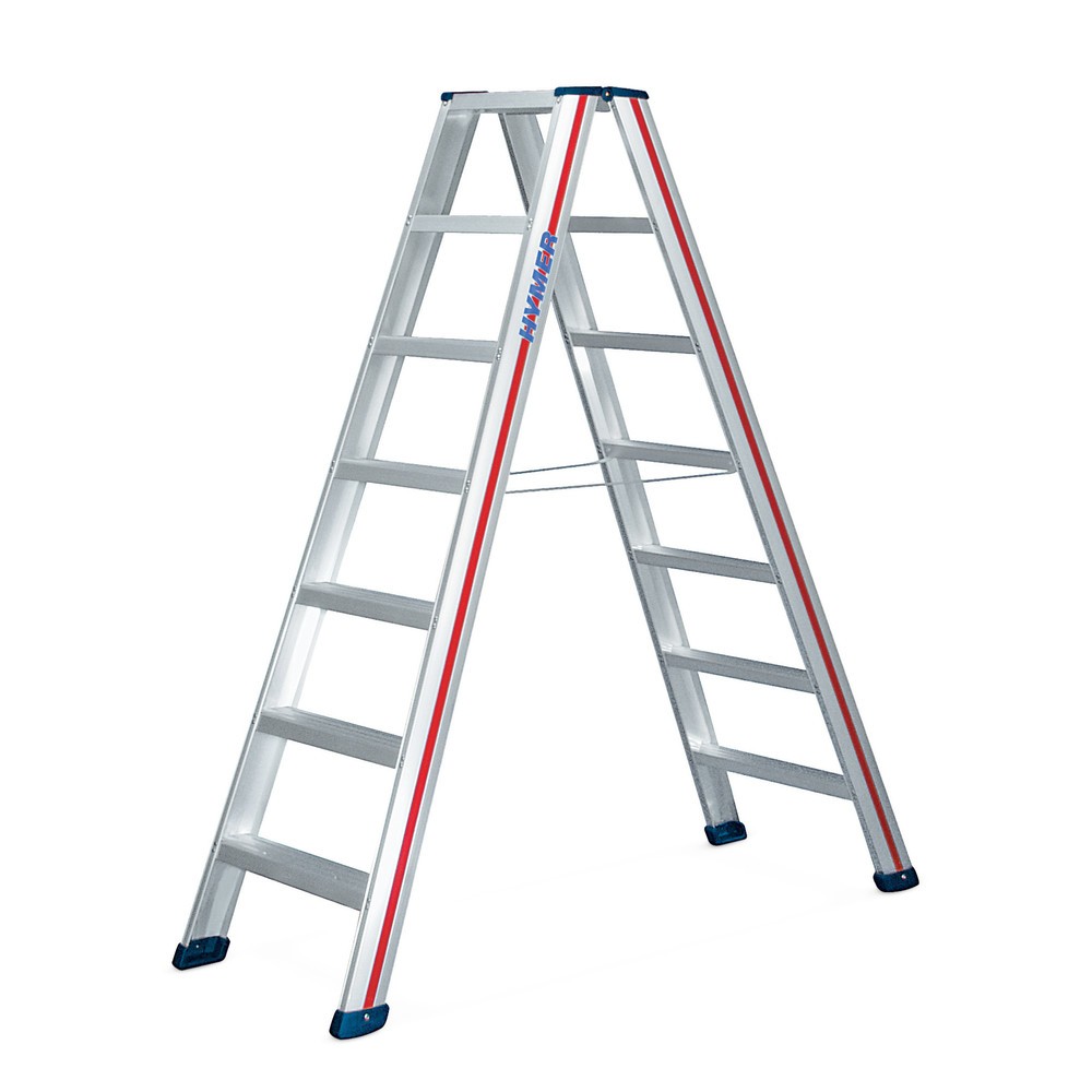 Produktabbildung Nr. 1: HYMER Industrie-Stufenleiter Premium, 2-seitig, Standhöhe 1,83 m