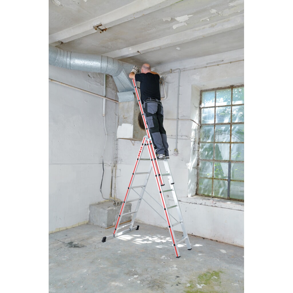 Produktabbildung Nr. 3: HYMER Mehrzweckleiter, 3-teilig, Gesamtlänge 4,87 m