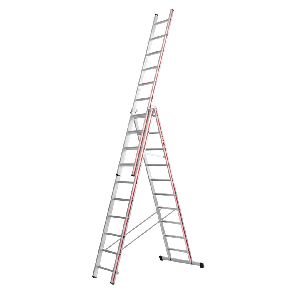 Produktabbildung: HYMER Mehrzweckleiter, 3-teilig, Gesamtlänge 7,11 m