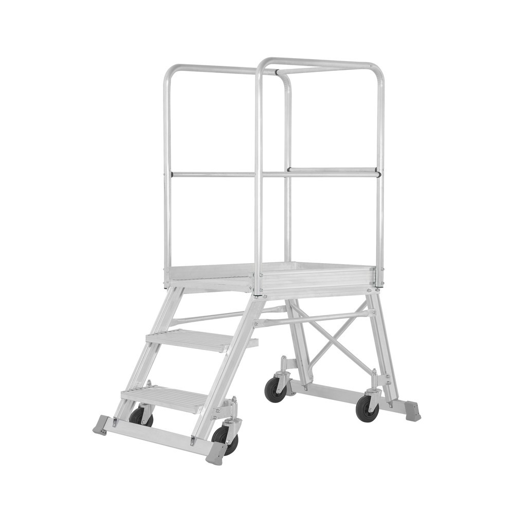 Produktabbildung Nr. 1: HYMER Podesttreppe, 1-seitig besteigbar, Standhöhe 0,73 m